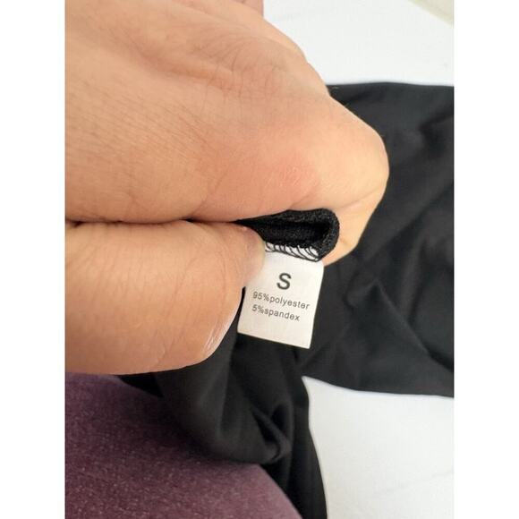 Black Bodycon Midi Dress Size Small - Picture 3 of 3